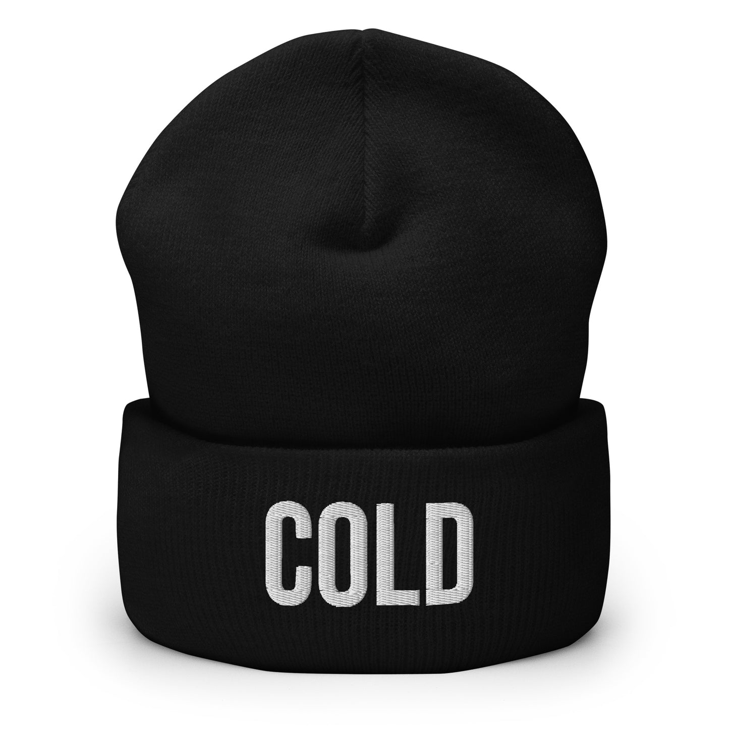 ‘Cold’ Cuffed Beanie