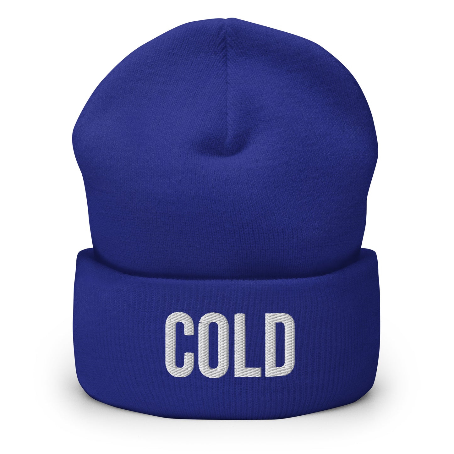 ‘Cold’ Cuffed Beanie