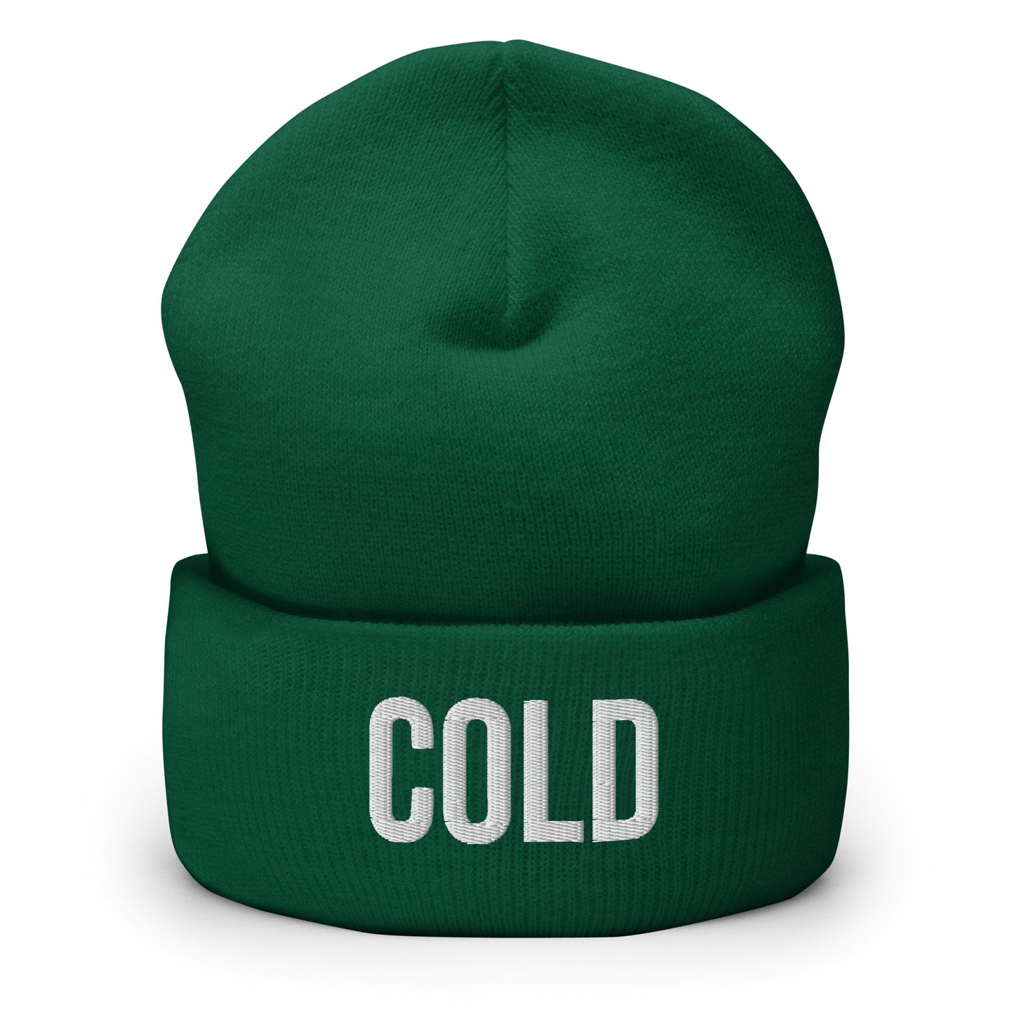 ‘Cold’ Cuffed Beanie