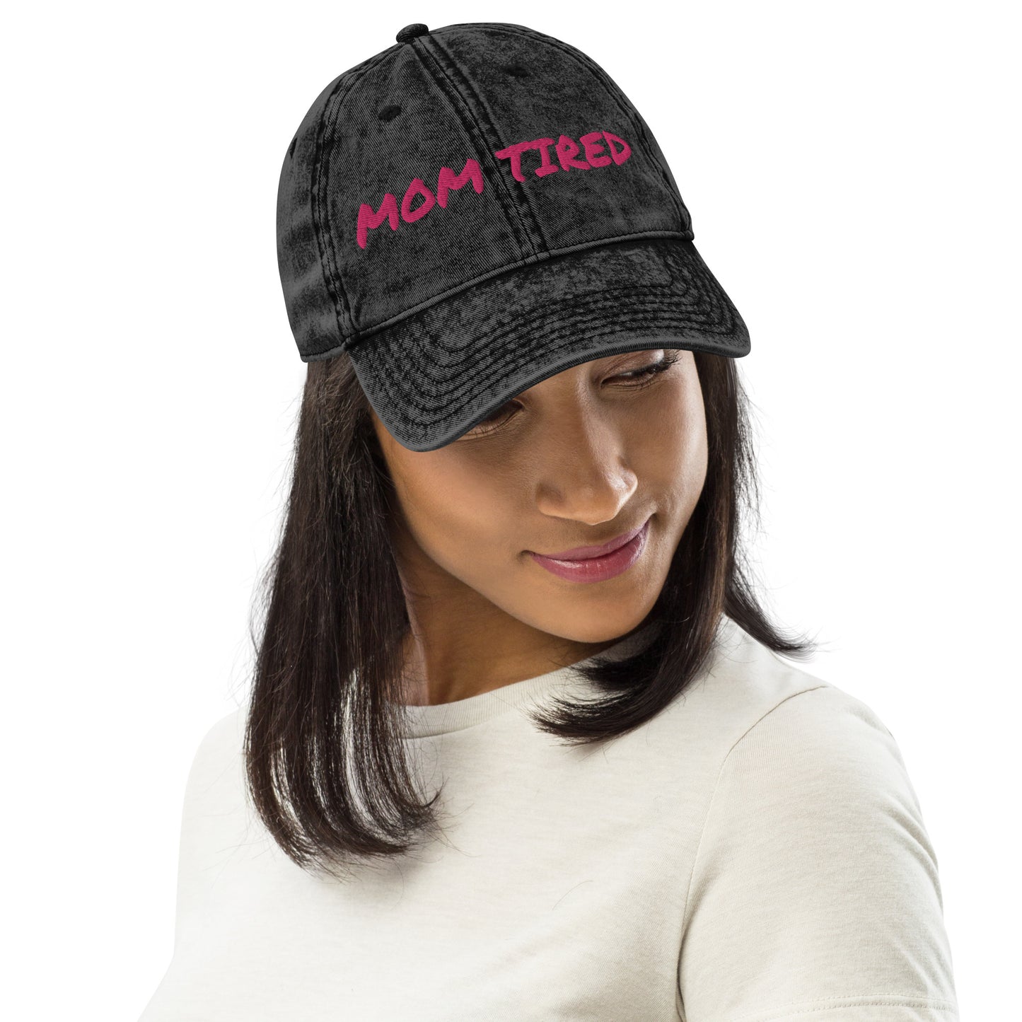 ‘Mom Tired’ Vintage Cap