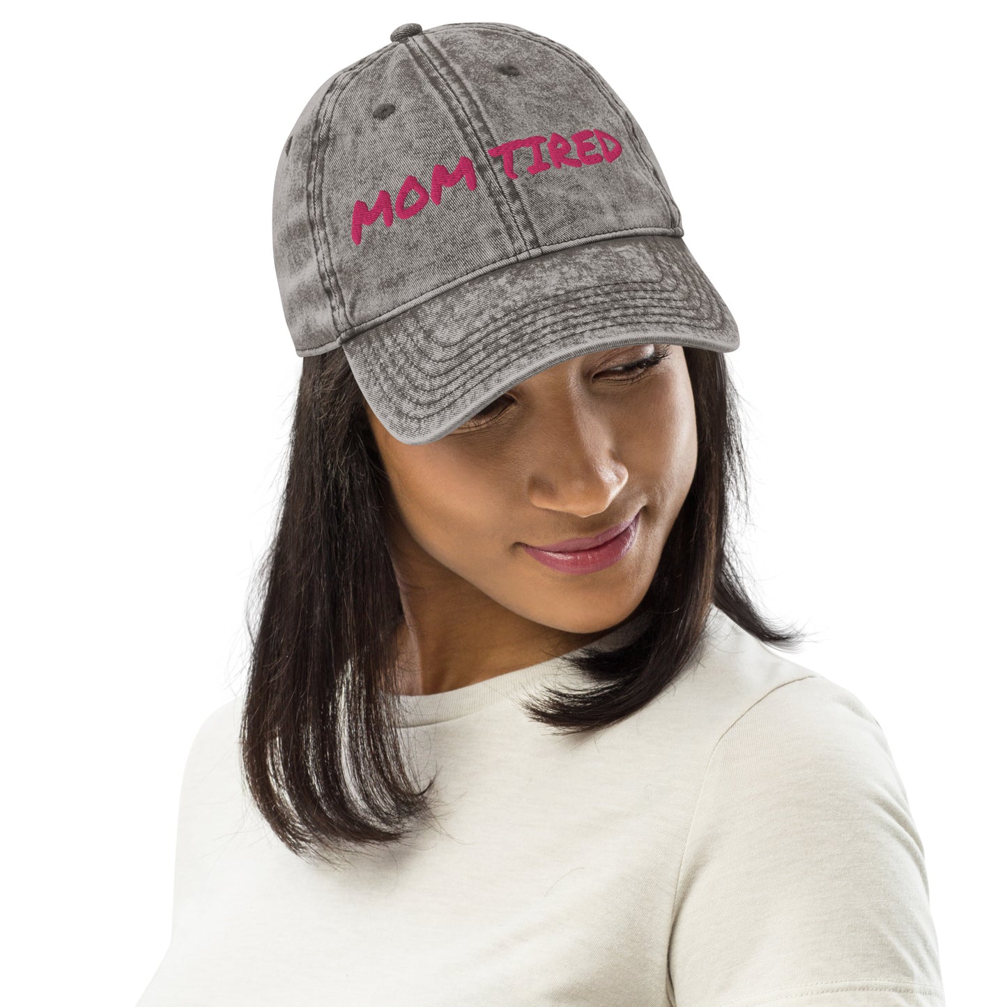 ‘Mom Tired’ Vintage Cap